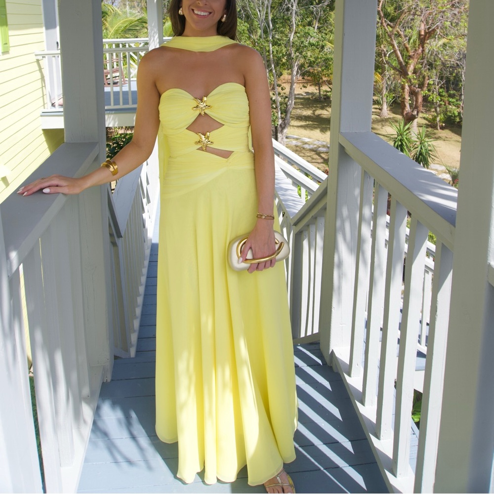 The Concept - Freya Dress in Yellow (Size Small) - BRIOCHES NOT INCLUDED